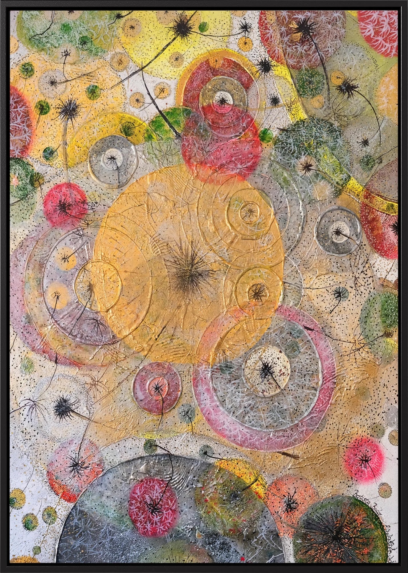Golden Orbits by Dragica Buco — canvas