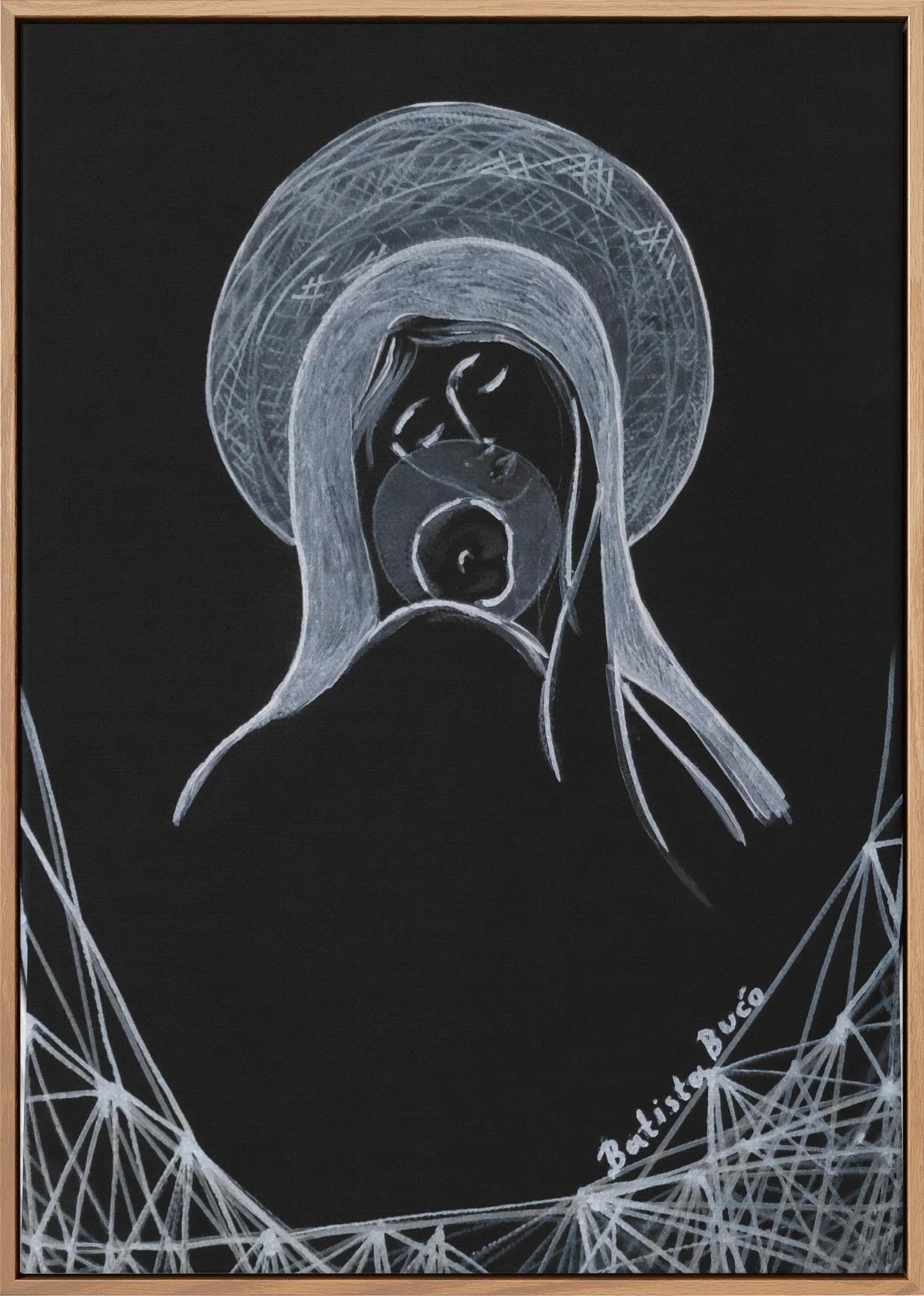 Madonna in Silver Line by Dragica Buco — canvas