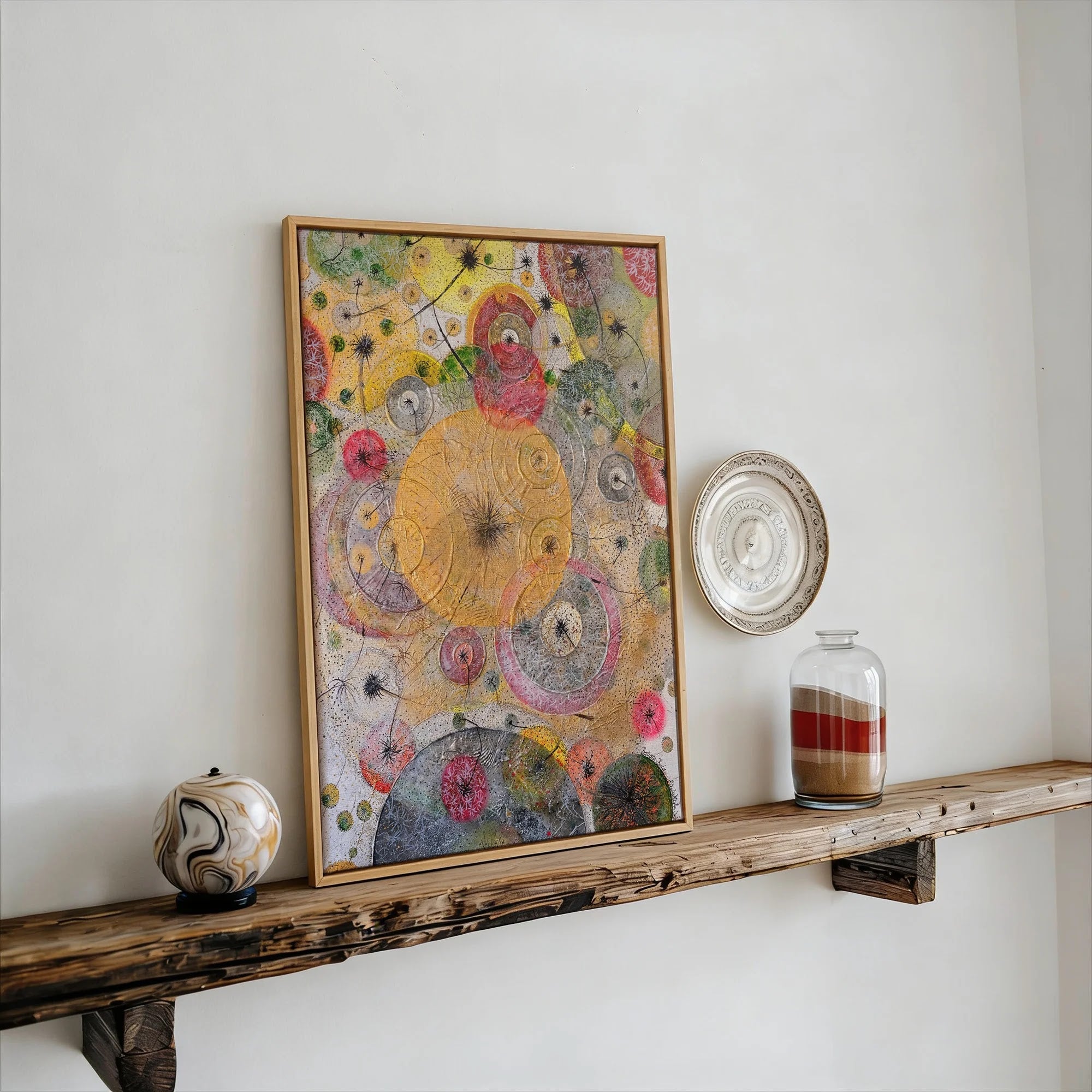Golden Orbits by Dragica Buco — canvas
