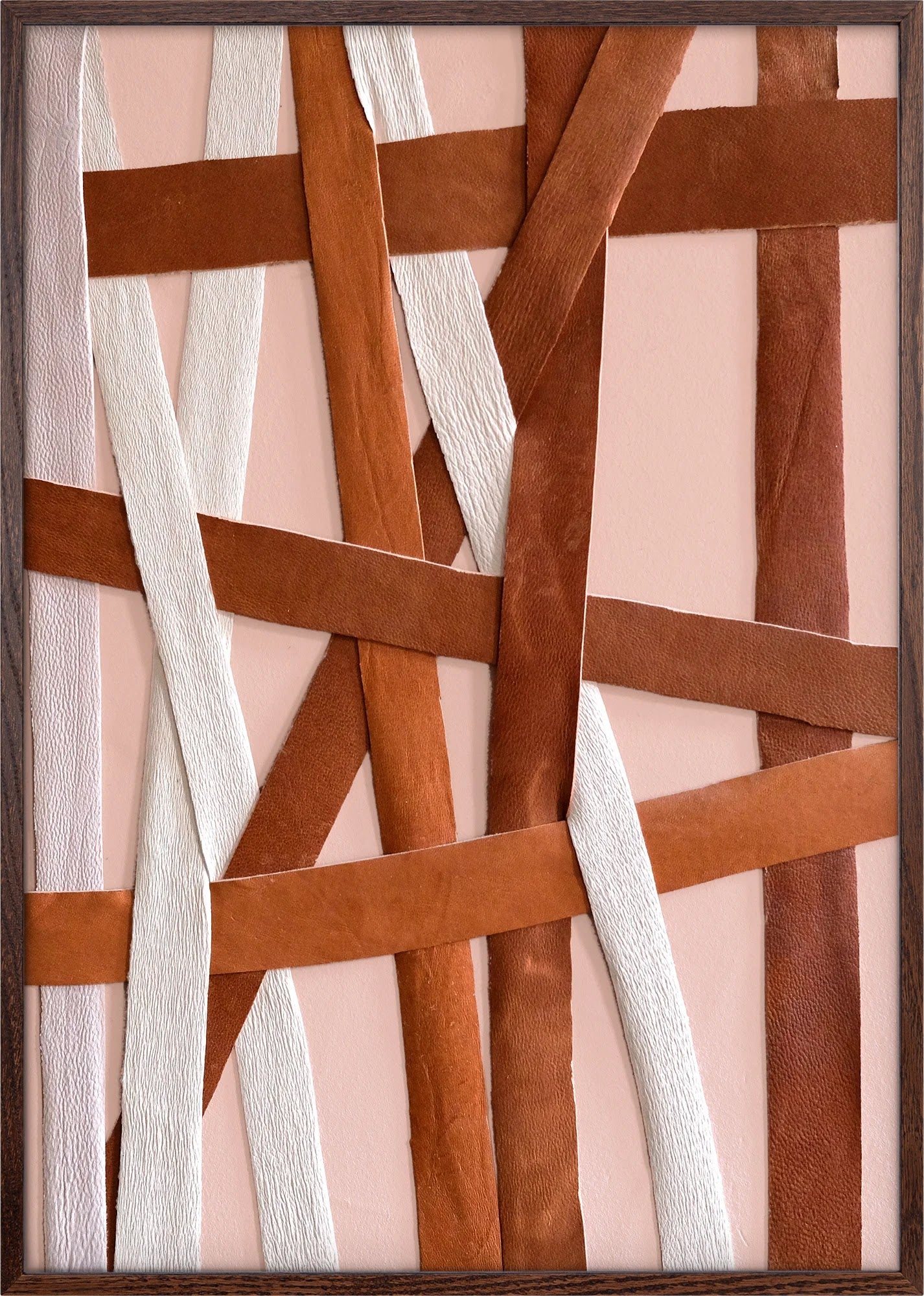 Woven Earth by Dragica Buco — dark wood framed art print
