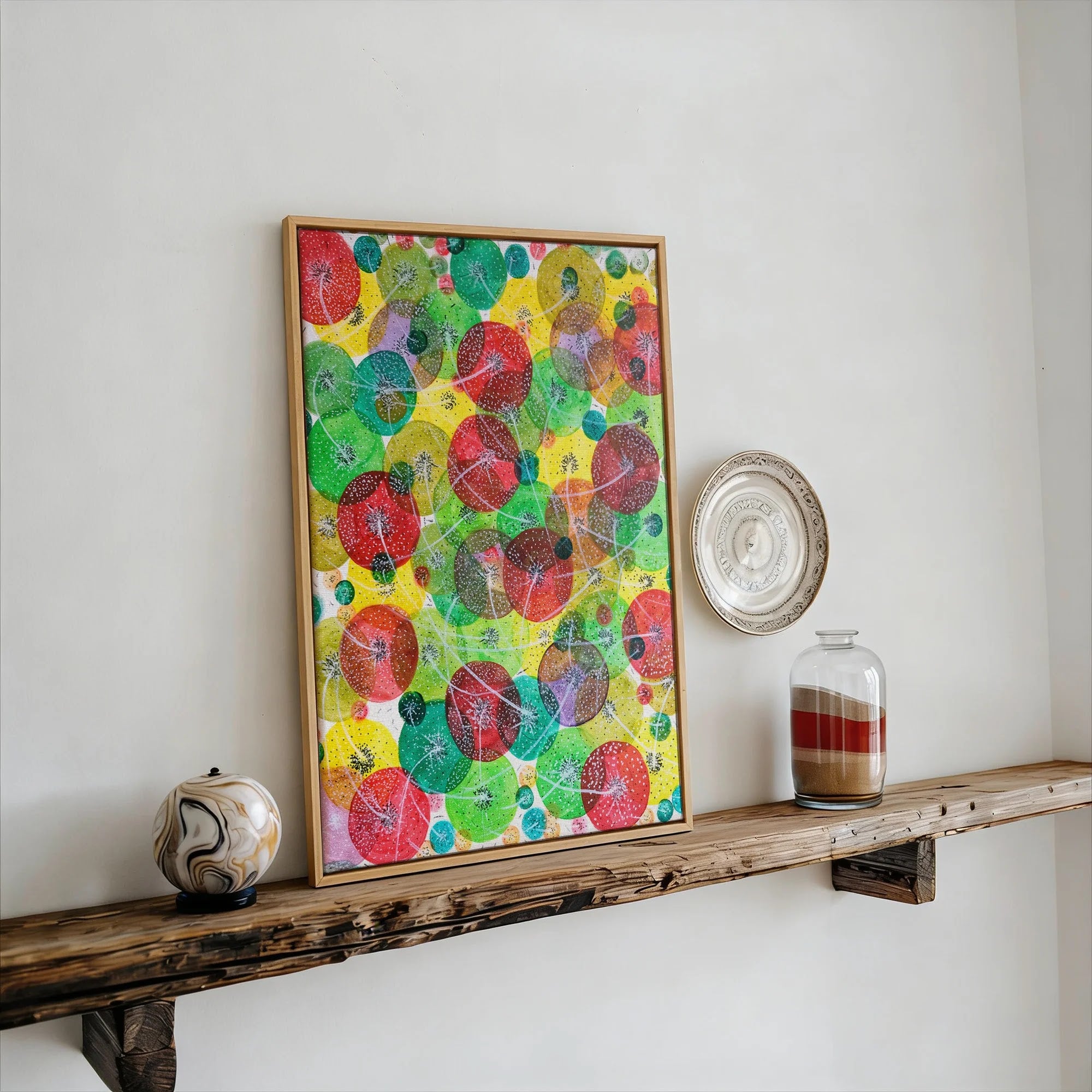 Verdant Dandelion Glow by Dragica Buco — canvas
