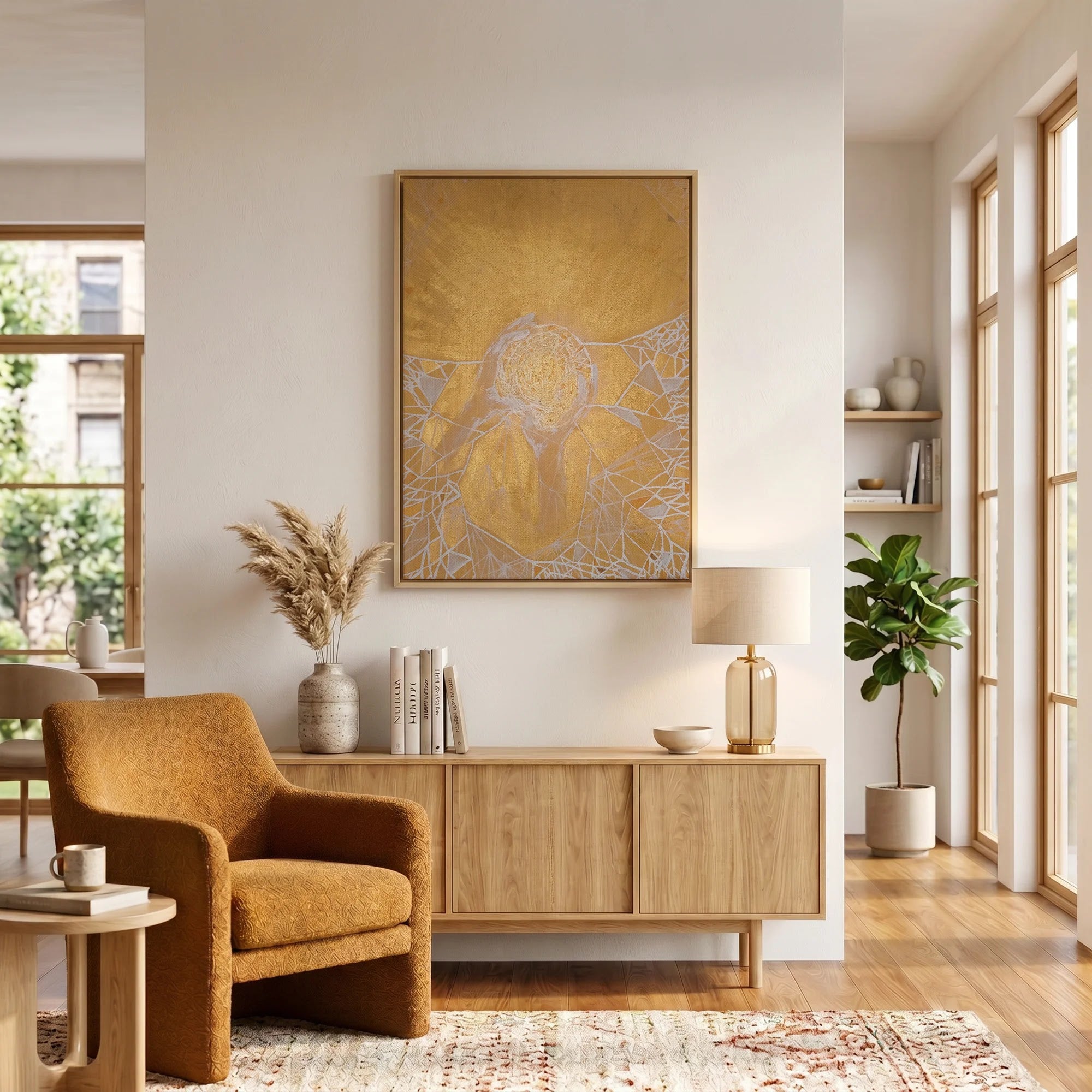 Golden Genesis by Dragica Buco — canvas