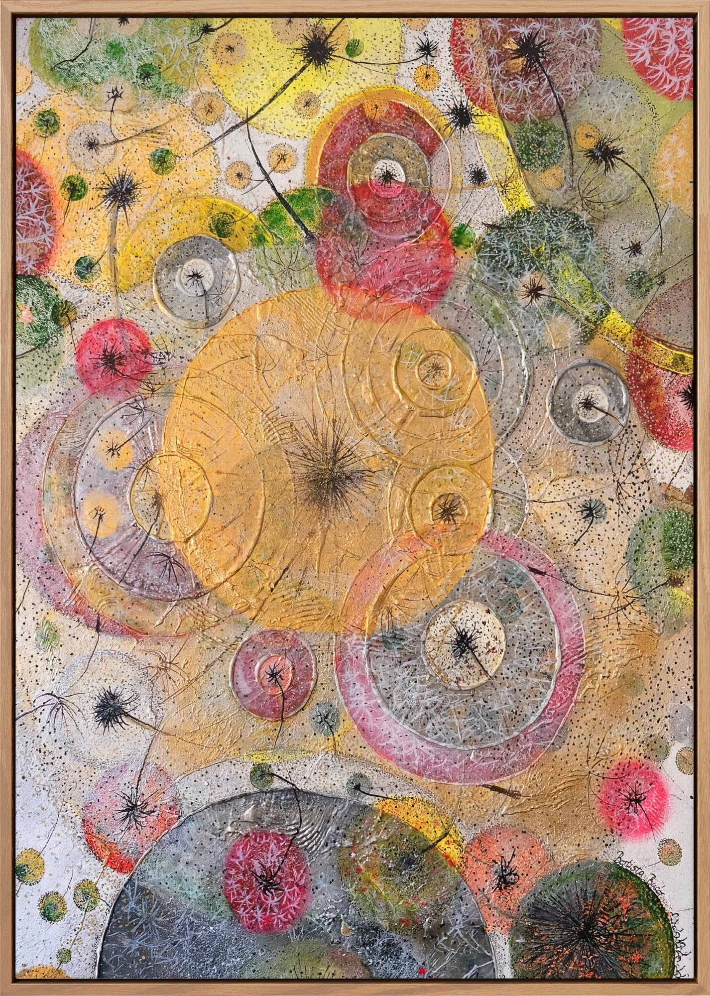 Golden Orbits by Dragica Buco — canvas