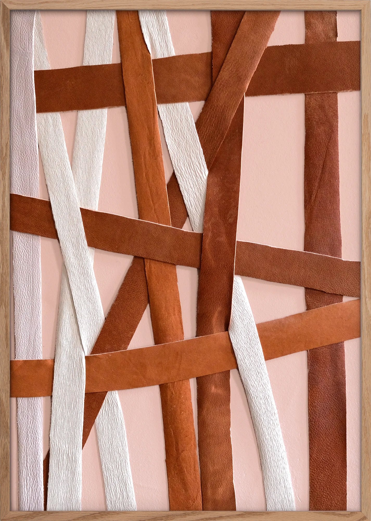 Woven Earth by Dragica Buco — oak framed art print