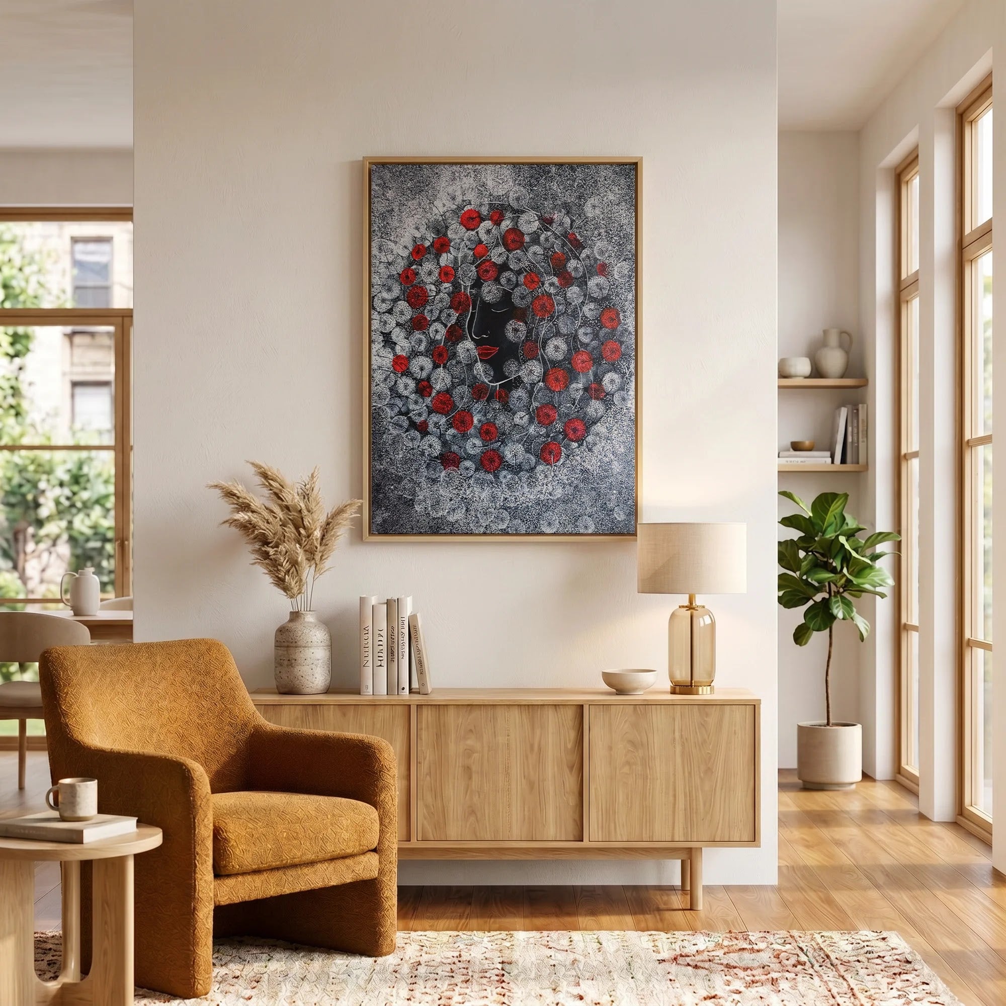 Crimson Reverie by Dragica Buco — canvas