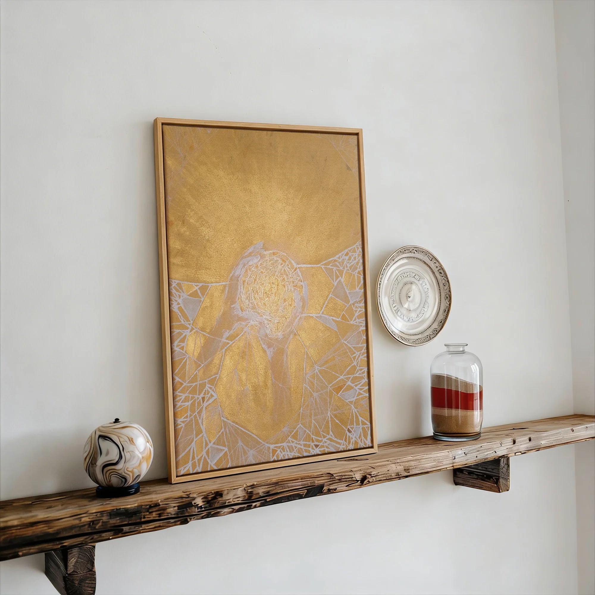 Golden Genesis by Dragica Buco — canvas